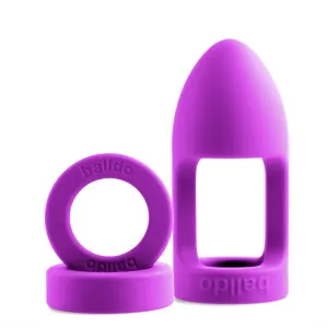 Silicone Super Stretchy Purple Penis Sleeve for Him