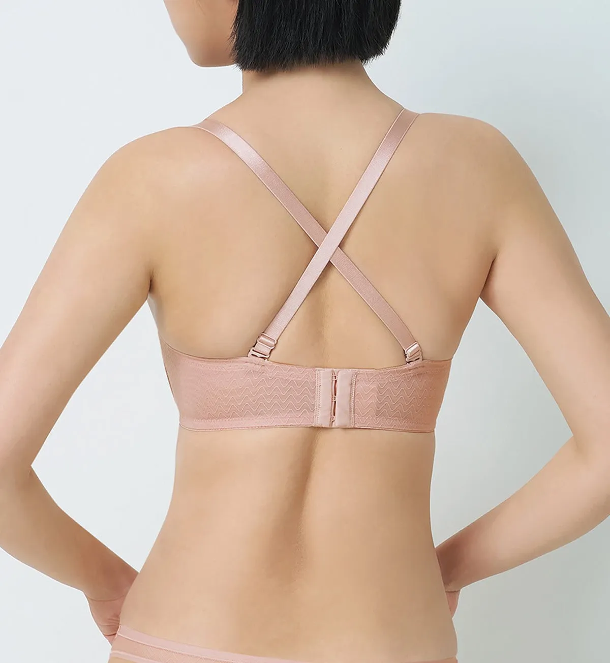 Simply Everyday Chic Non-Wired Detachable Push Up Bra