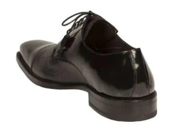 Soka Calfskin/Deerskin Black By Mezlan Made In Spain Brand