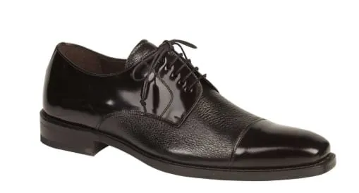 Soka Calfskin/Deerskin Black By Mezlan Made In Spain Brand