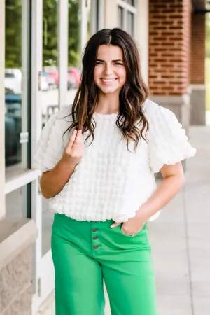 Special Occasion Balloon Sleeve Top