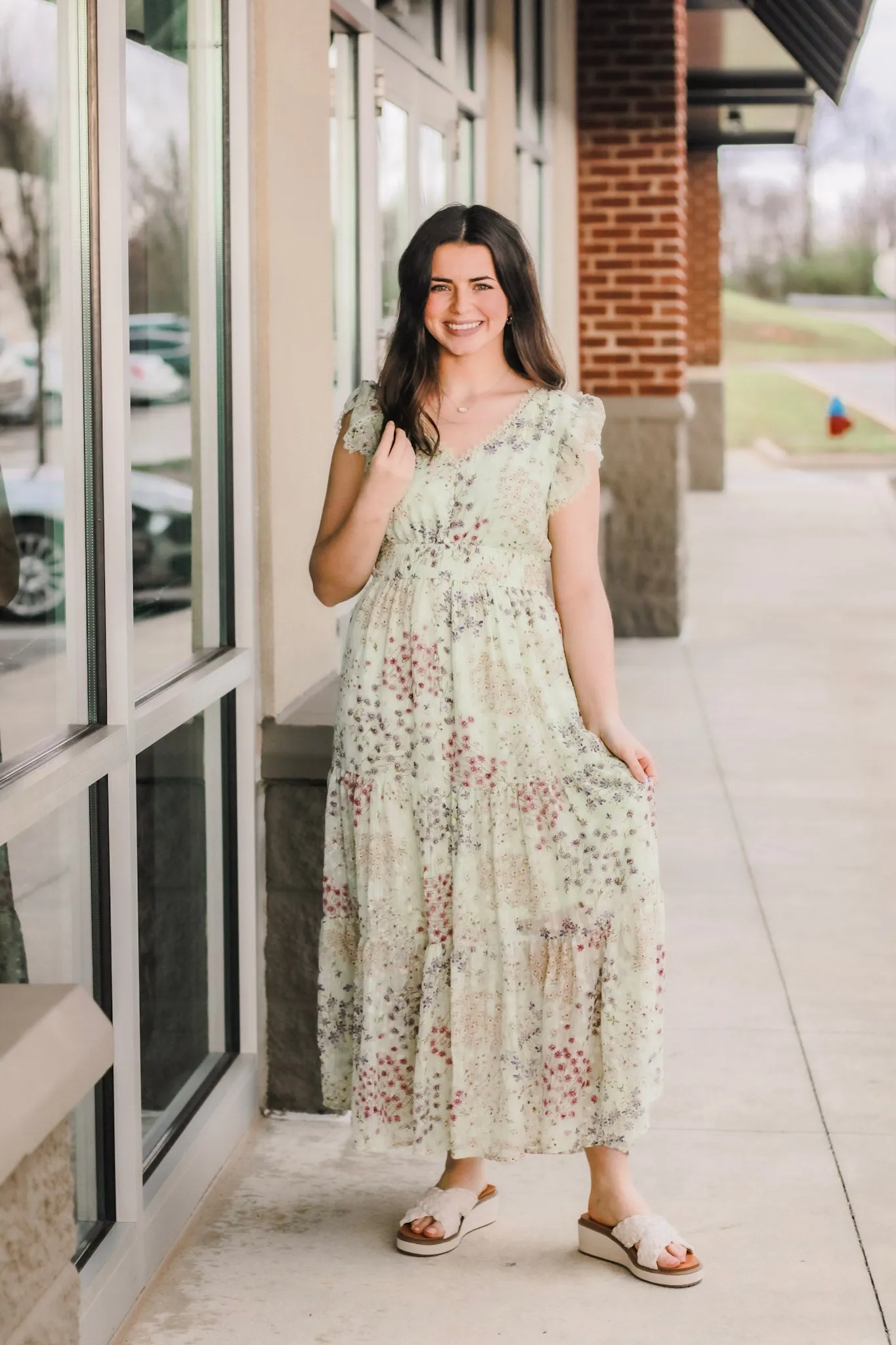 Spring Fling Floral Maxi Dress