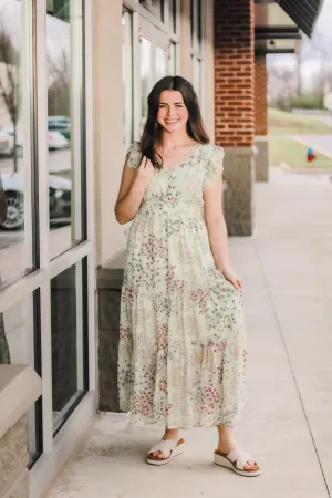 Spring Fling Floral Maxi Dress