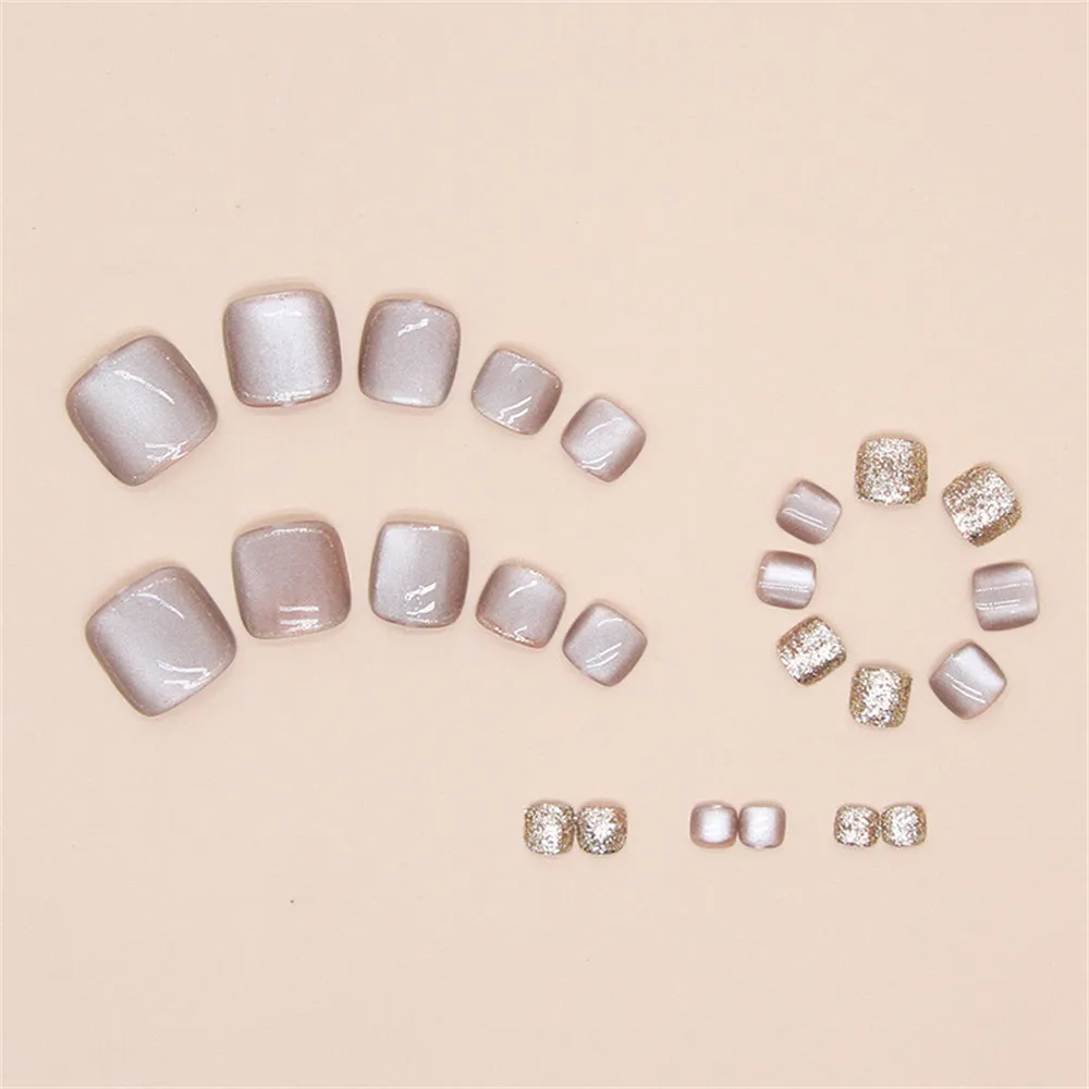 Square Toe White cat's eye