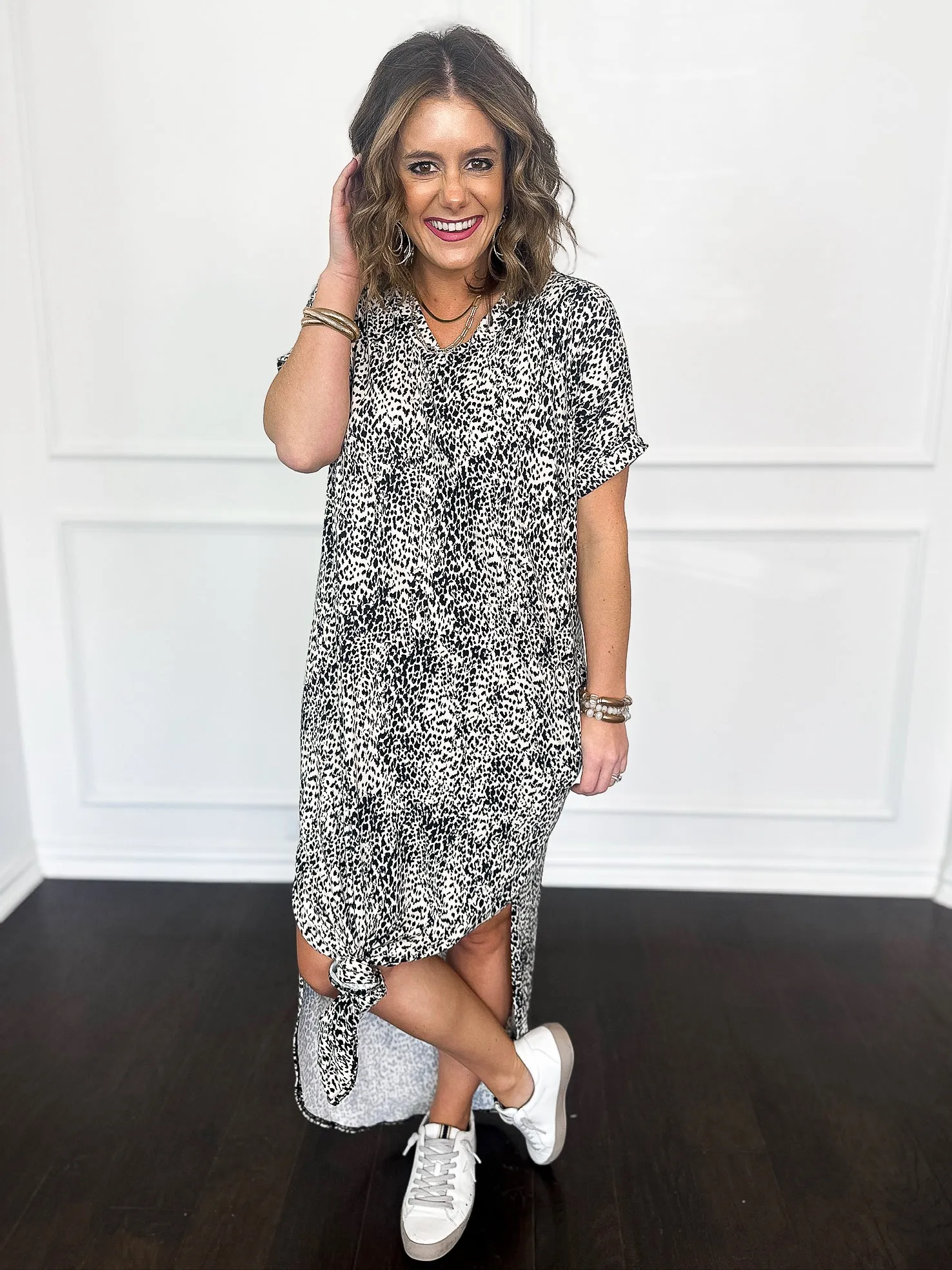 Stretchy Soft Leopard Maxi