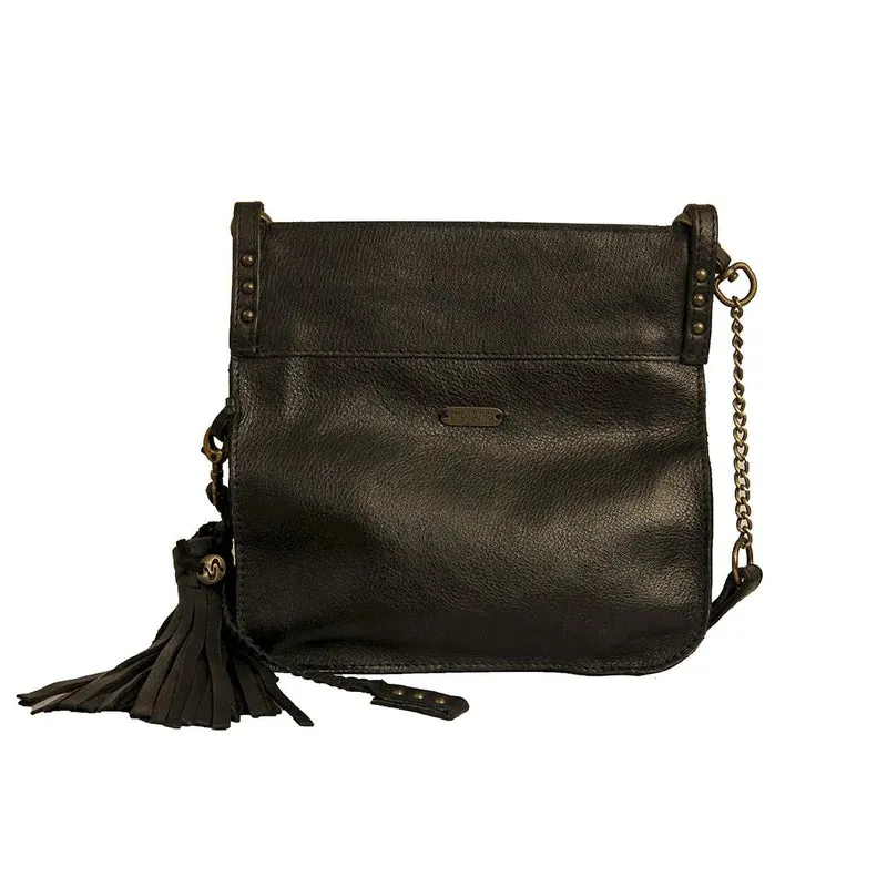 Stretta Leather Crossbody Bag