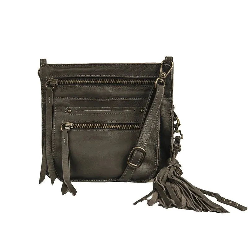 Stretta Leather Crossbody Bag