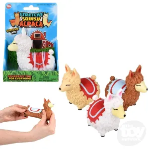 The Toy Network 3.5" Stretchy, Squish Alpaca