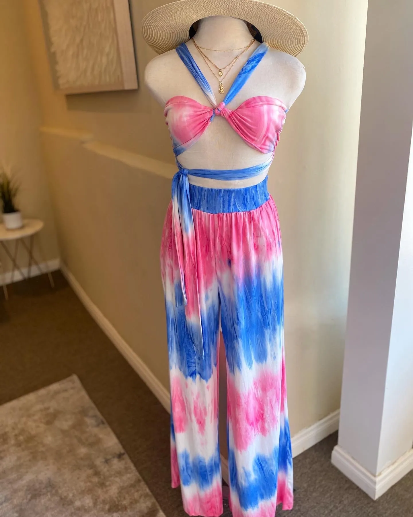 Tie Dye Tube Pants Set FINAL SALE