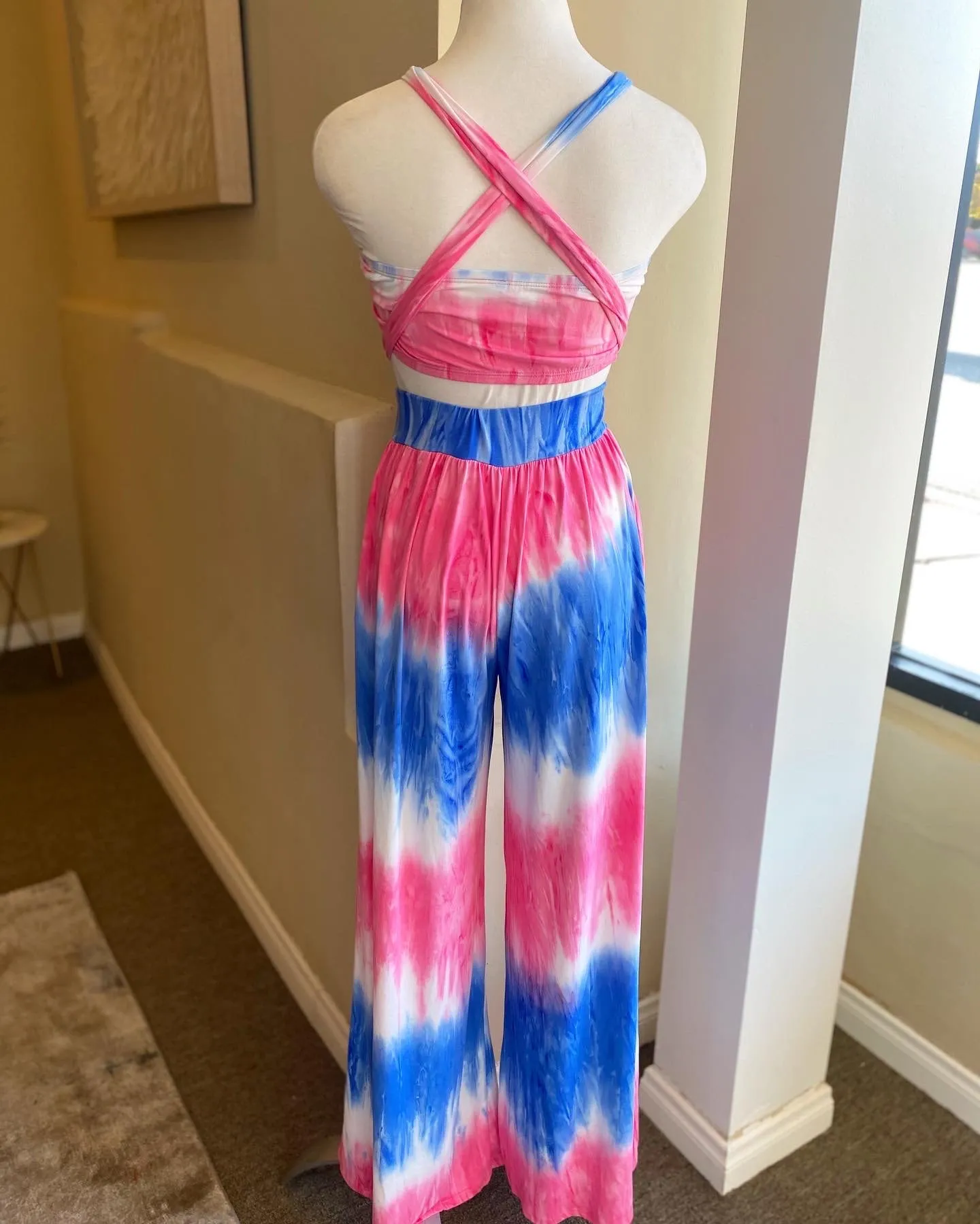 Tie Dye Tube Pants Set FINAL SALE