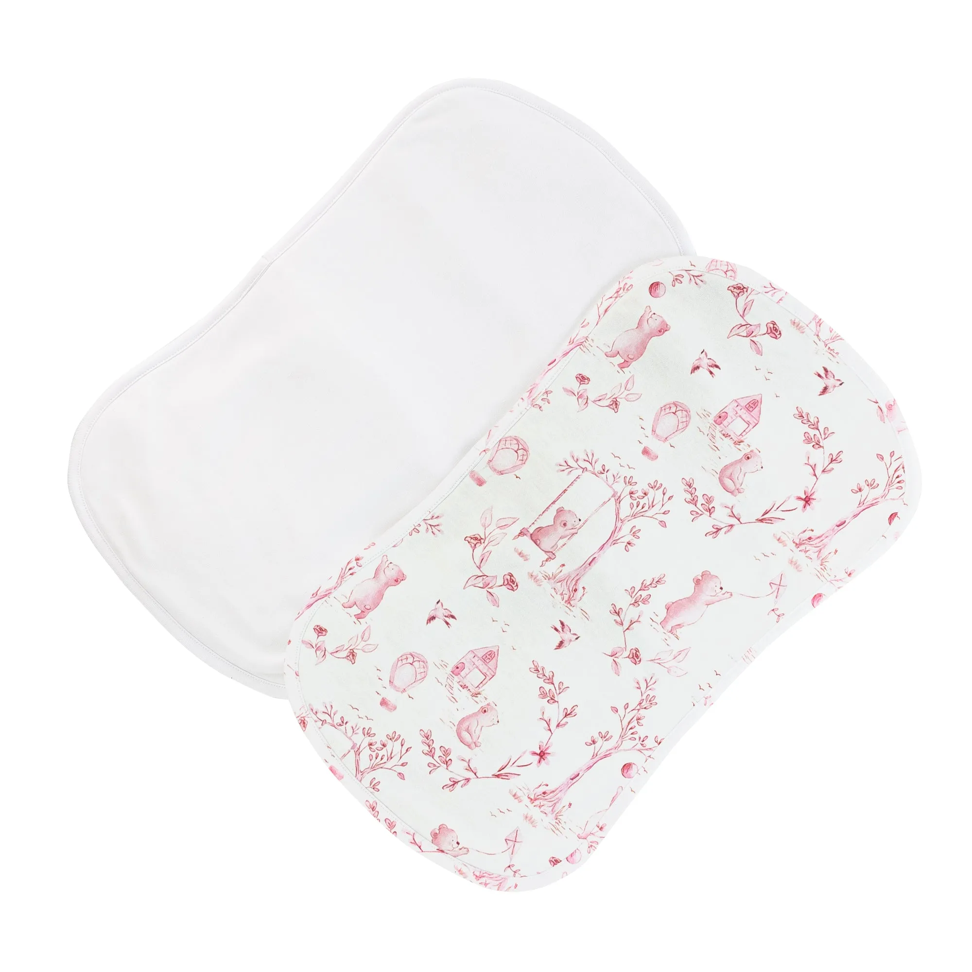 Toile De Juoy Printed Burp Cloth Set