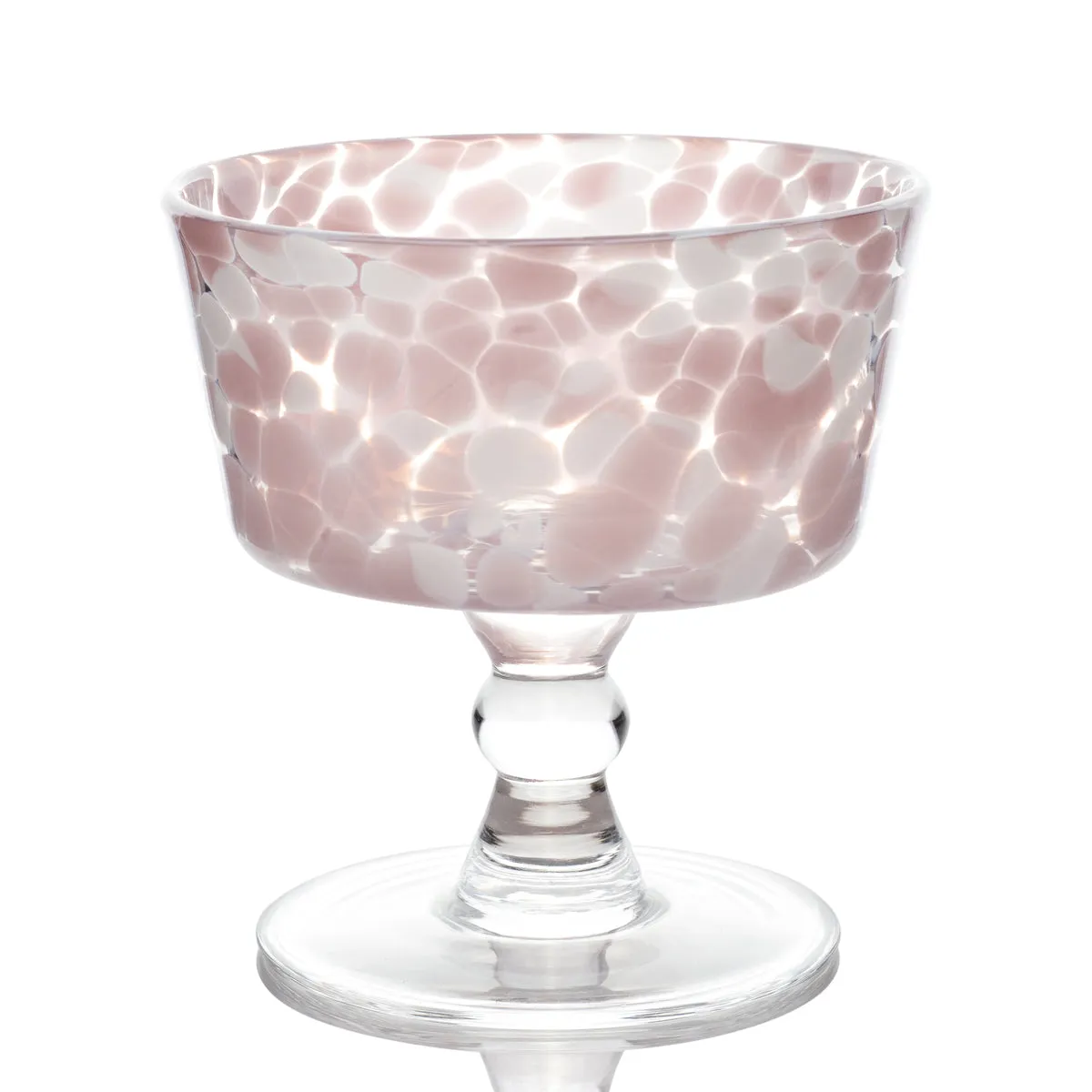 Torcello Spotted Rosa Dessert Coupe, Multiple Colors
