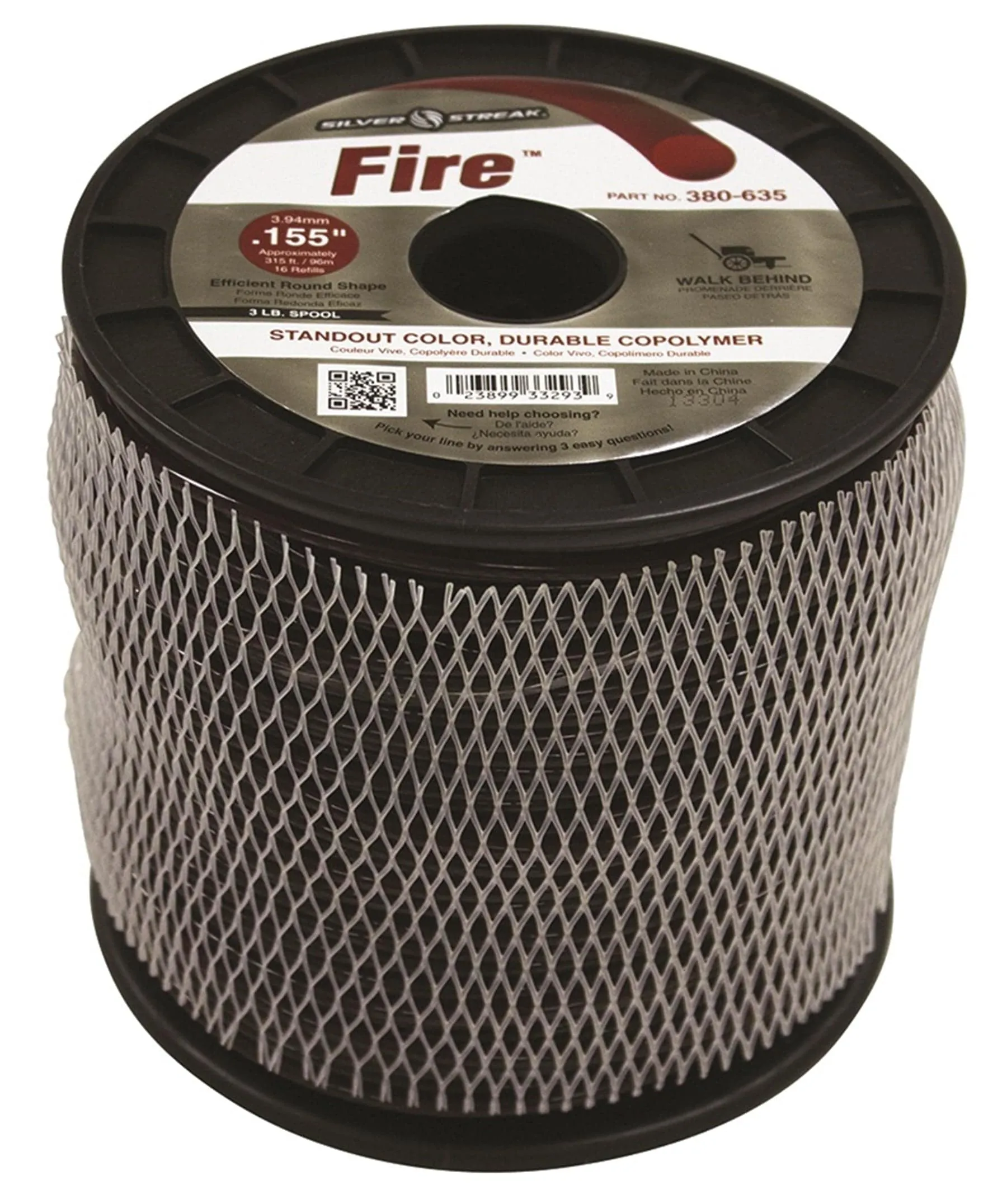 Trimmer Line Fire .155"(3.9Mm) 3 Lb.