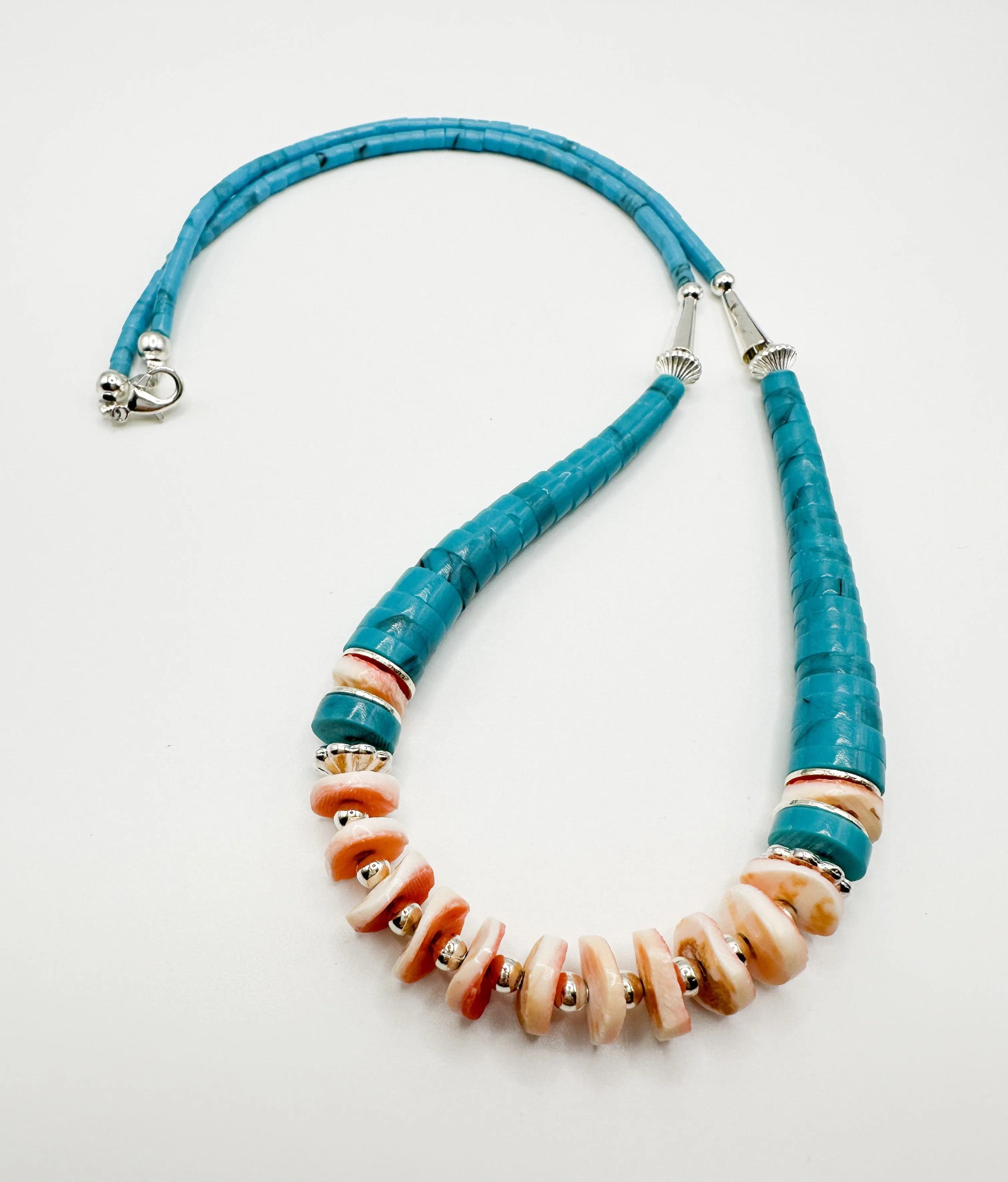 Turquoise & Shell Necklace
