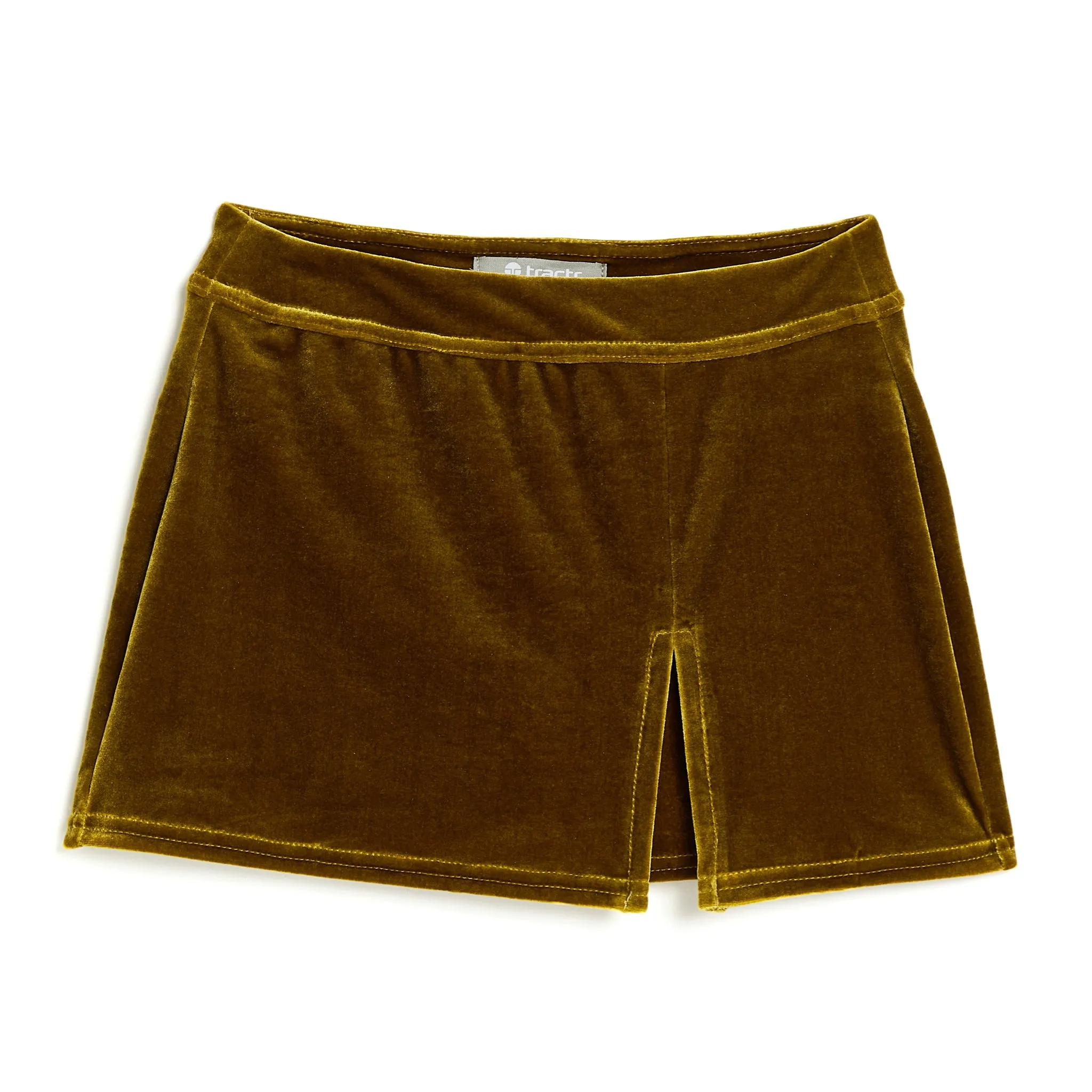TWEEN KNIT VELVET SKORT