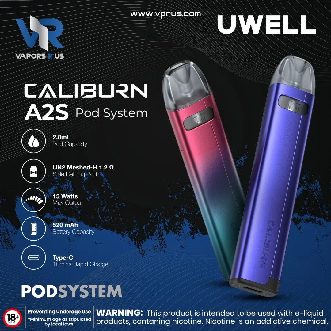 UWELL - Caliburn A2S Pod Kit 520mAh