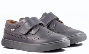 Venettini boys 55-Dakota Gray/leather Shoes