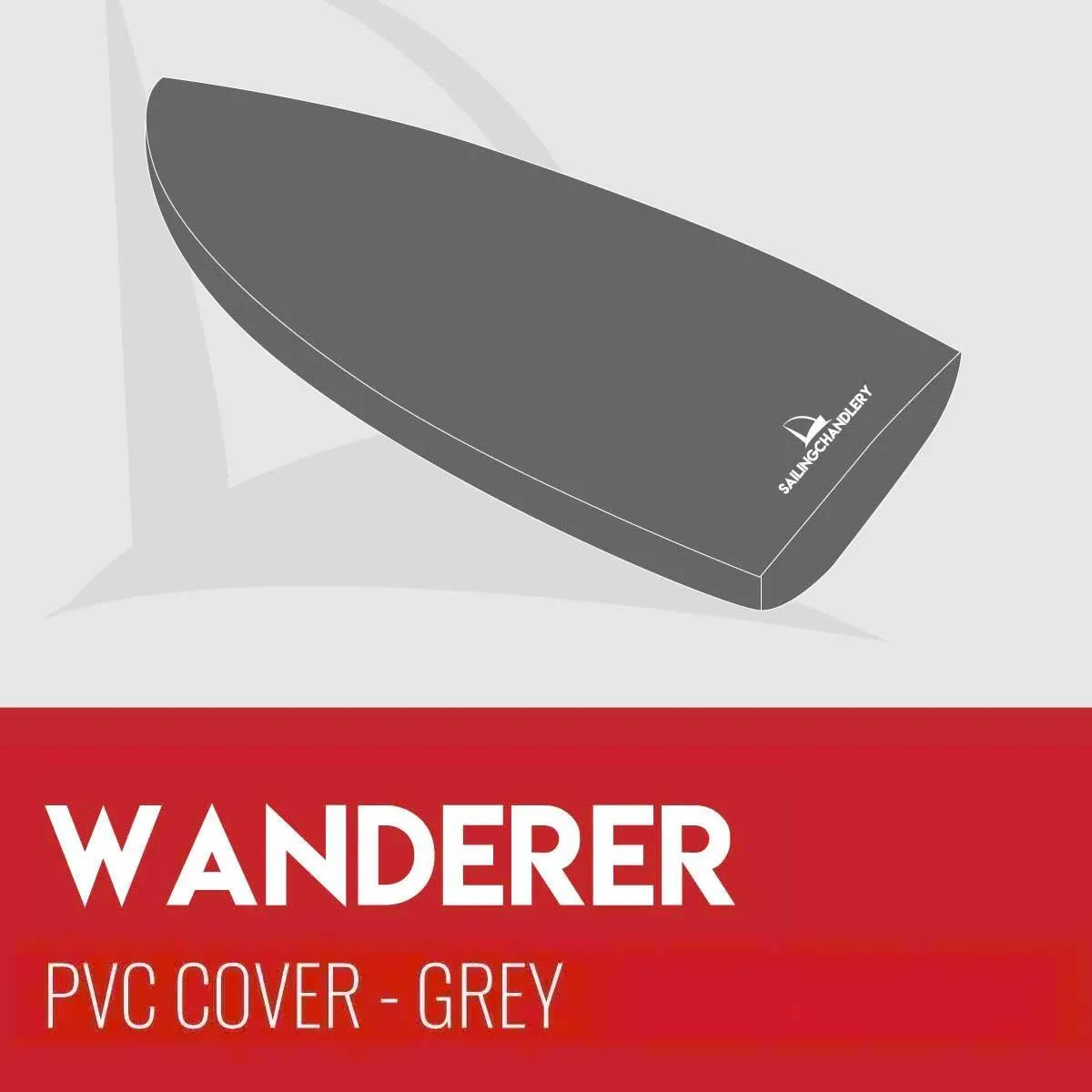 Wanderer Boat Cover - PVC Grey - Mast Down