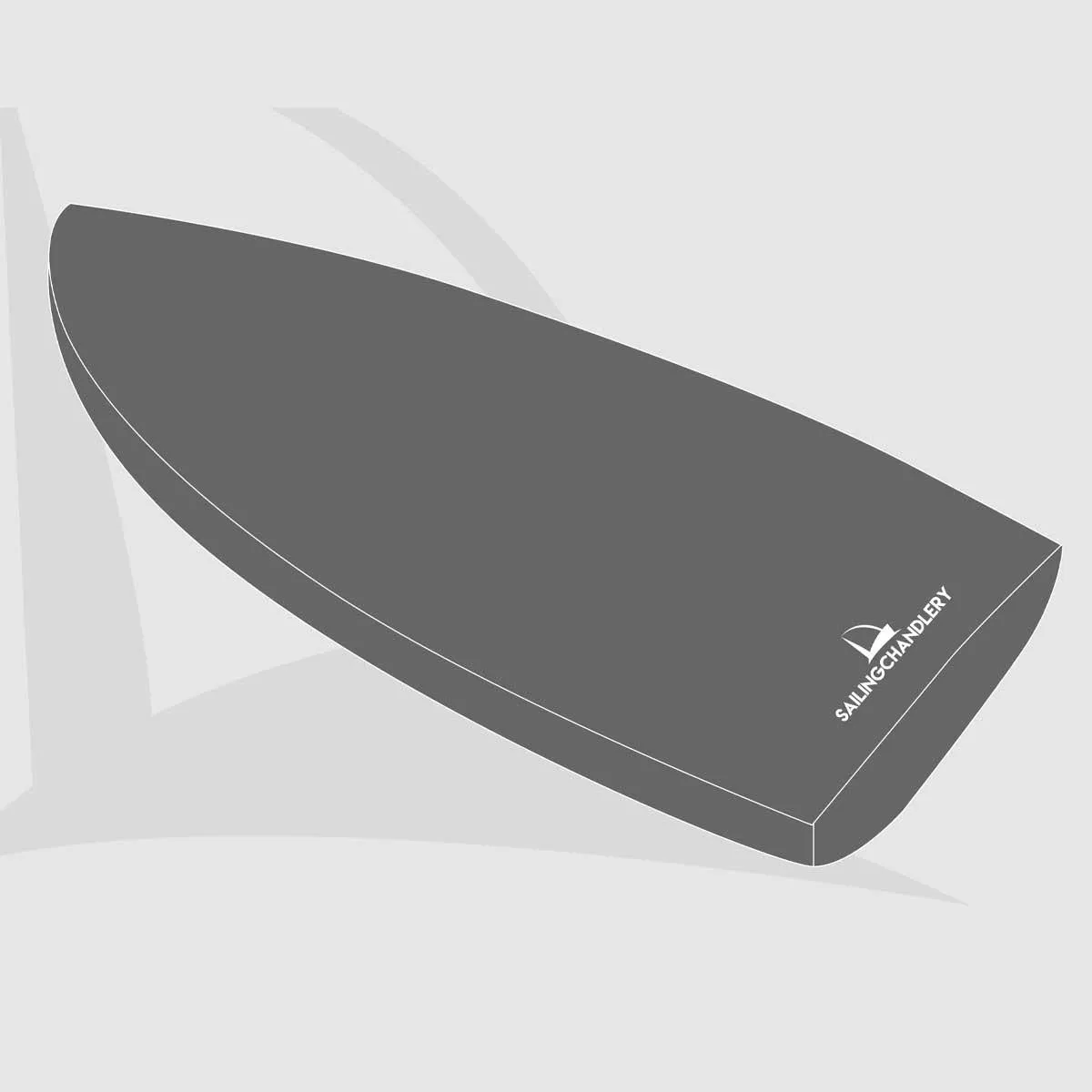 Wanderer Boat Cover - PVC Grey - Mast Down