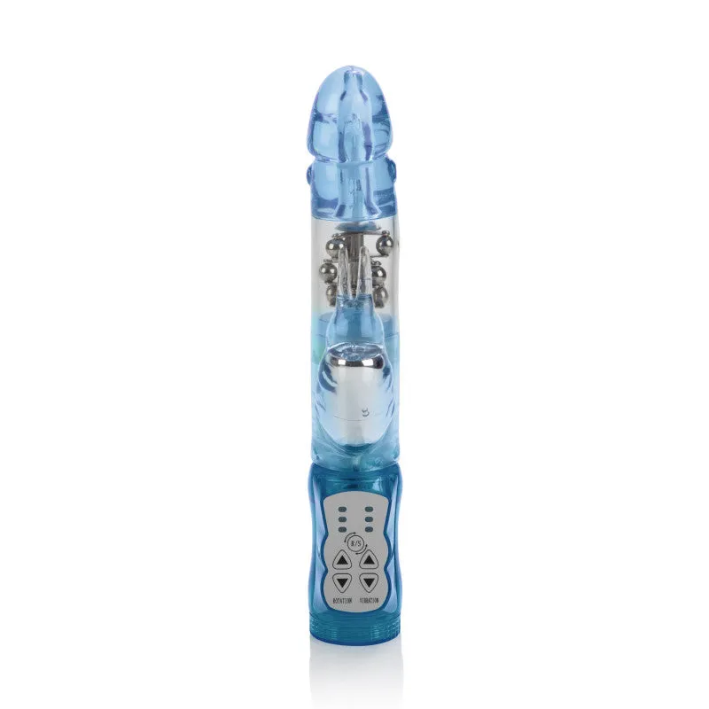 Waterproof Jack Rabbit Blue Floating Beads