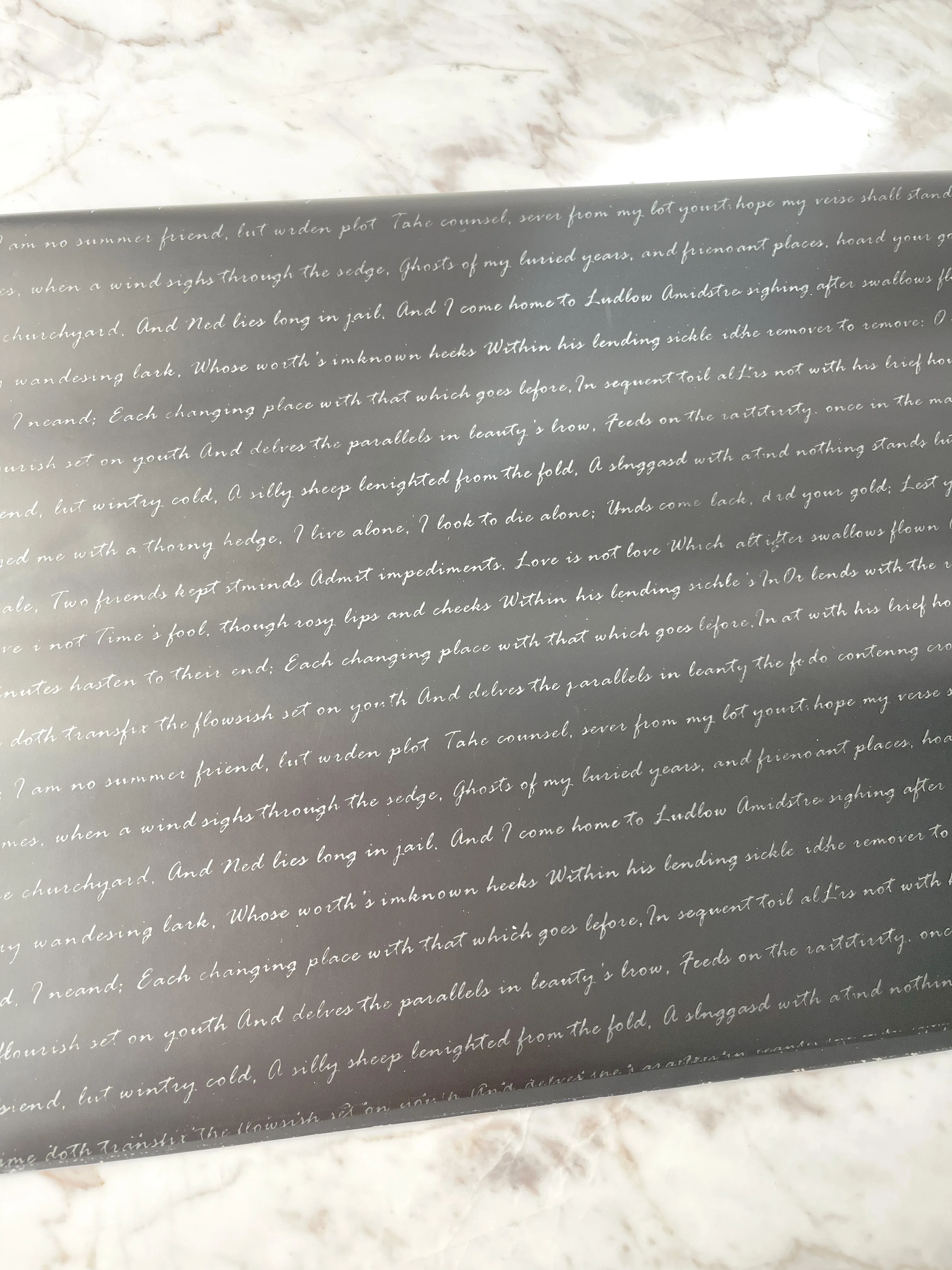 Waterproof Transparent Wrapping Paper With Letters