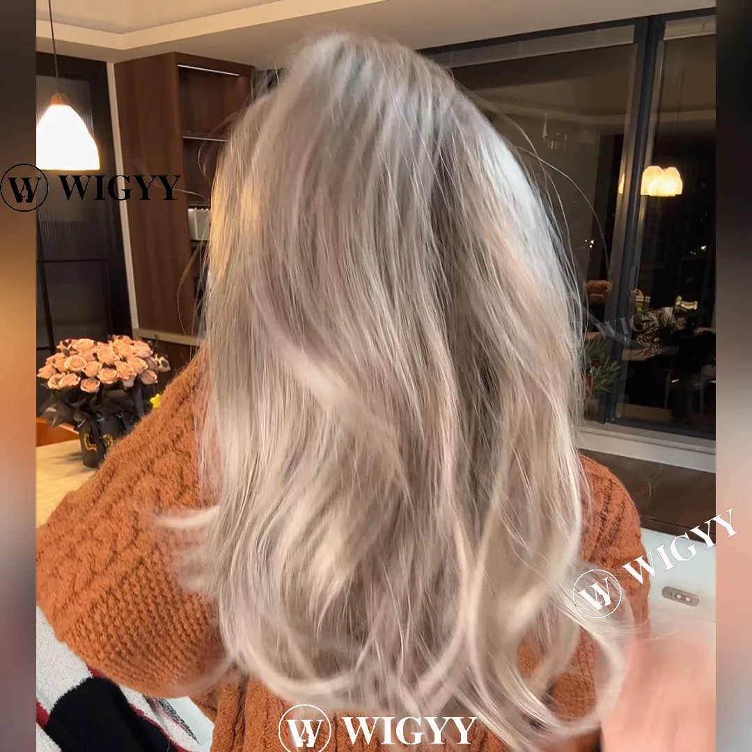 Wigyy Curl Daily Use Shoulder Length Elegant Wig with Bang