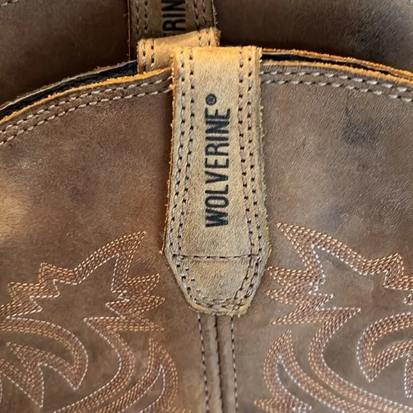 Wolverine rancher steel toe boot oil resistant size 9 wide