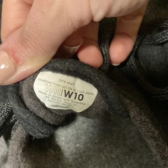 Womens Grey Allbirds Wool Runner W10