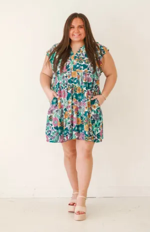 You're Meant for Me Floral Dress